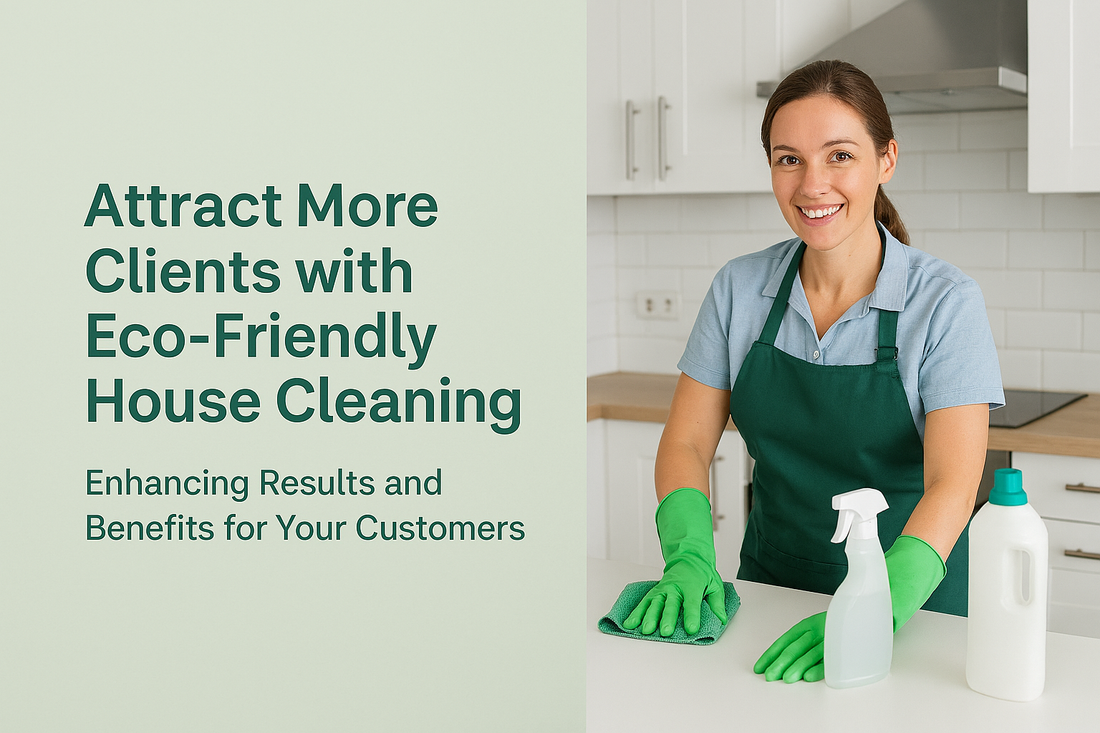 Attract More Clients with Eco-Friendly House Cleaning: Enhancing Results and Benefits for Your Customers